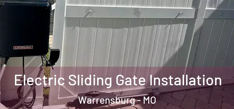  Electric Sliding Gate Installation Warrensburg - MO